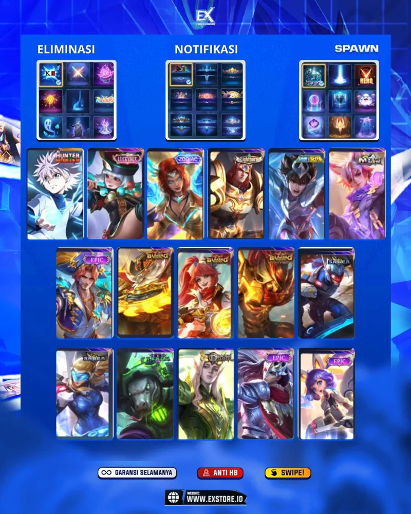 HARIT HxH + RUBY LUCKYBOX + HILDA ZODIAK