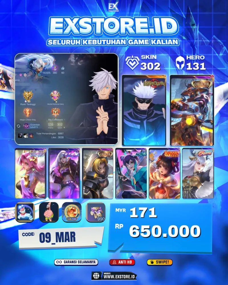 XAVIER JJK + YSS COLECTOR + SELENA STUN