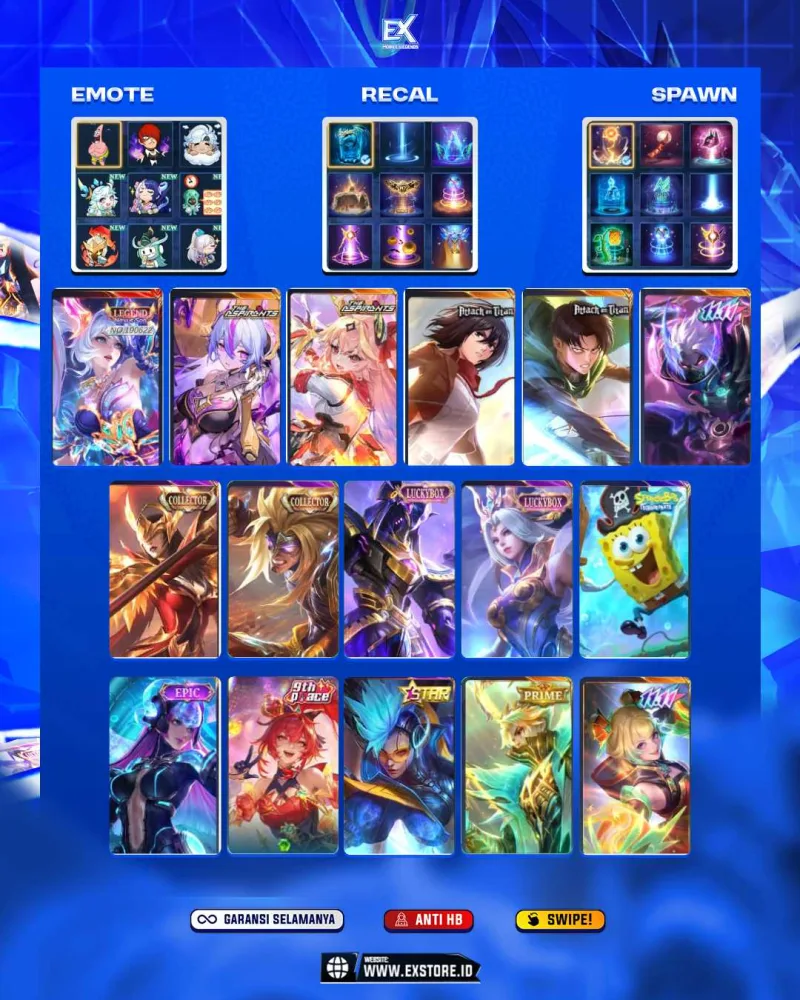 LAYLA LEGEND + VEXANA ASPIRANTS + FANNY AOT