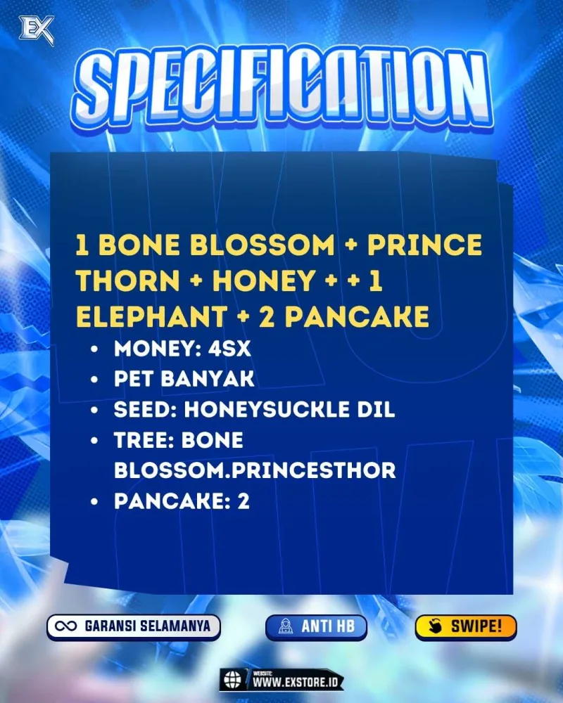 PANCAKE 2 + BONE BLOSSOM + ELEPHANT EARS