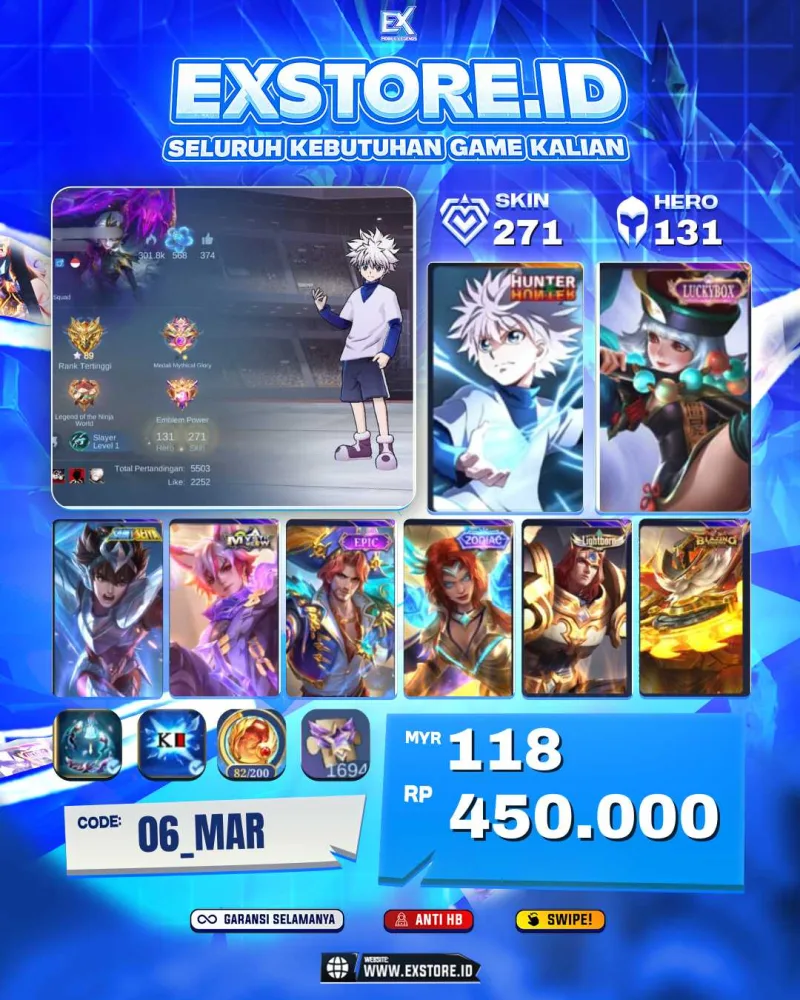HARIT HxH + RUBY LUCKYBOX + HILDA ZODIAK