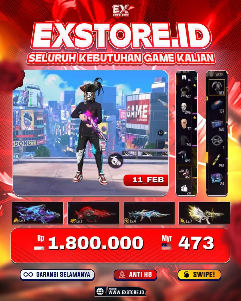 AKUN S8 + SG UNGU + MAX 3