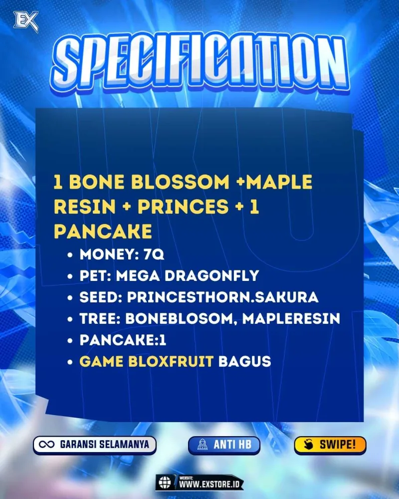 PANCAKE + BONE BLOSSOM + MAPLE APPLE + PRINCESS THORN